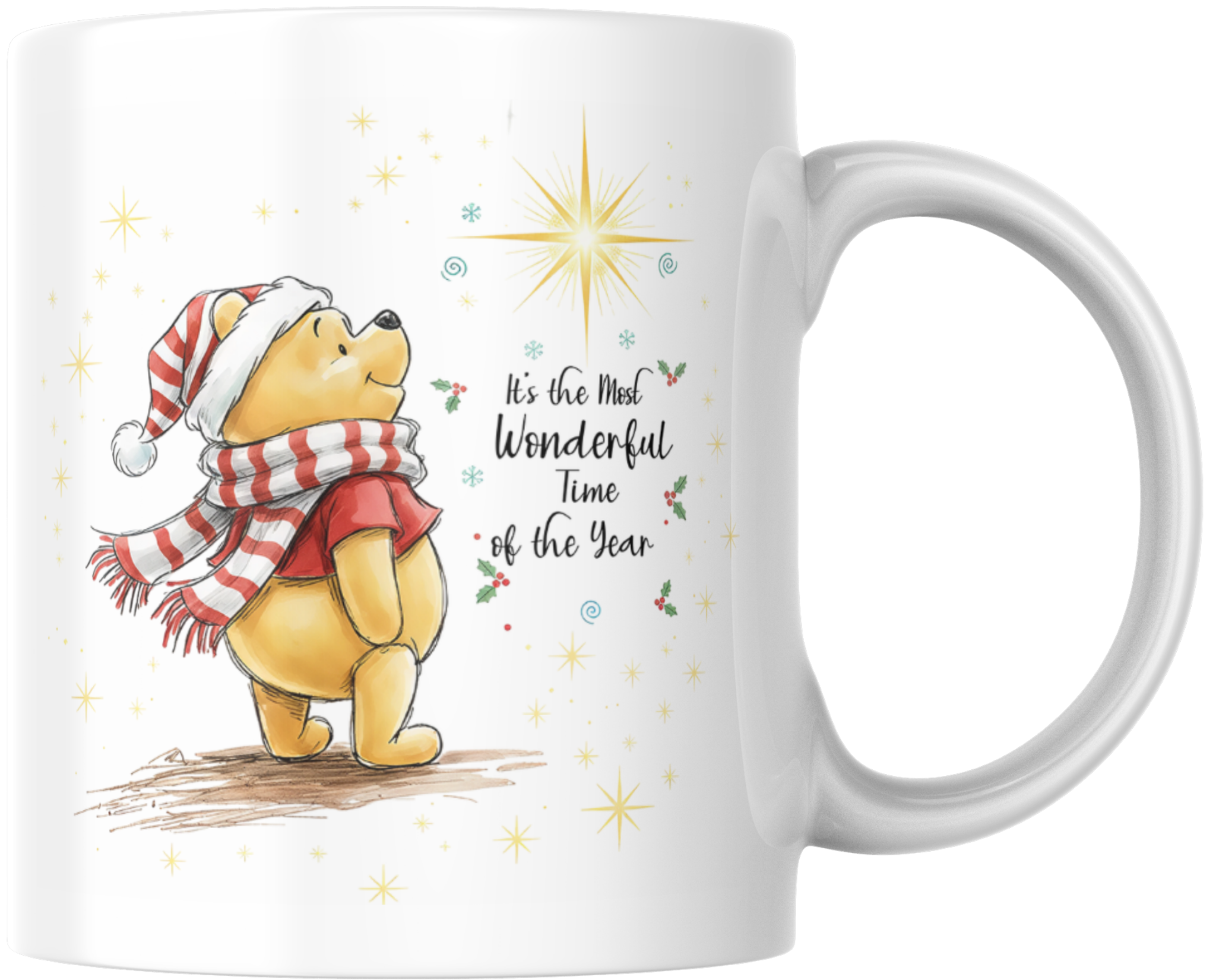 Most Wonderful Time of the Year - Winnie the Pooh Christmas Mug