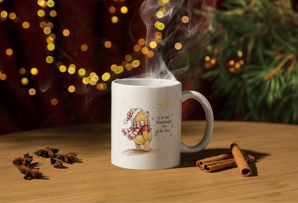 Most Wonderful Time of the Year - Winnie the Pooh Christmas Mug