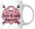 "Anti-Cupid Society" Anti-Valentine's Day Mug