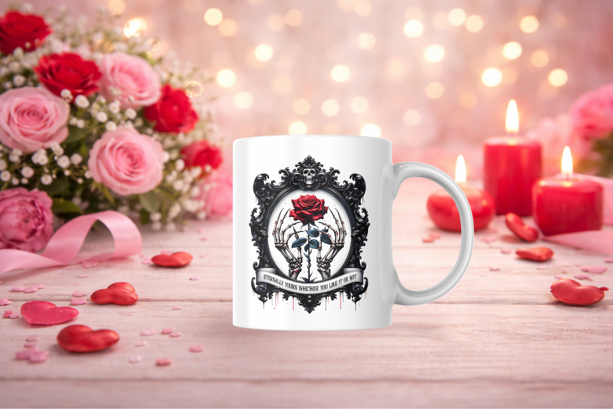 "Eternally Yours" Gothic Valentine's Mug