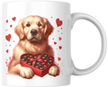 Golden Retriever Valentine's Mug