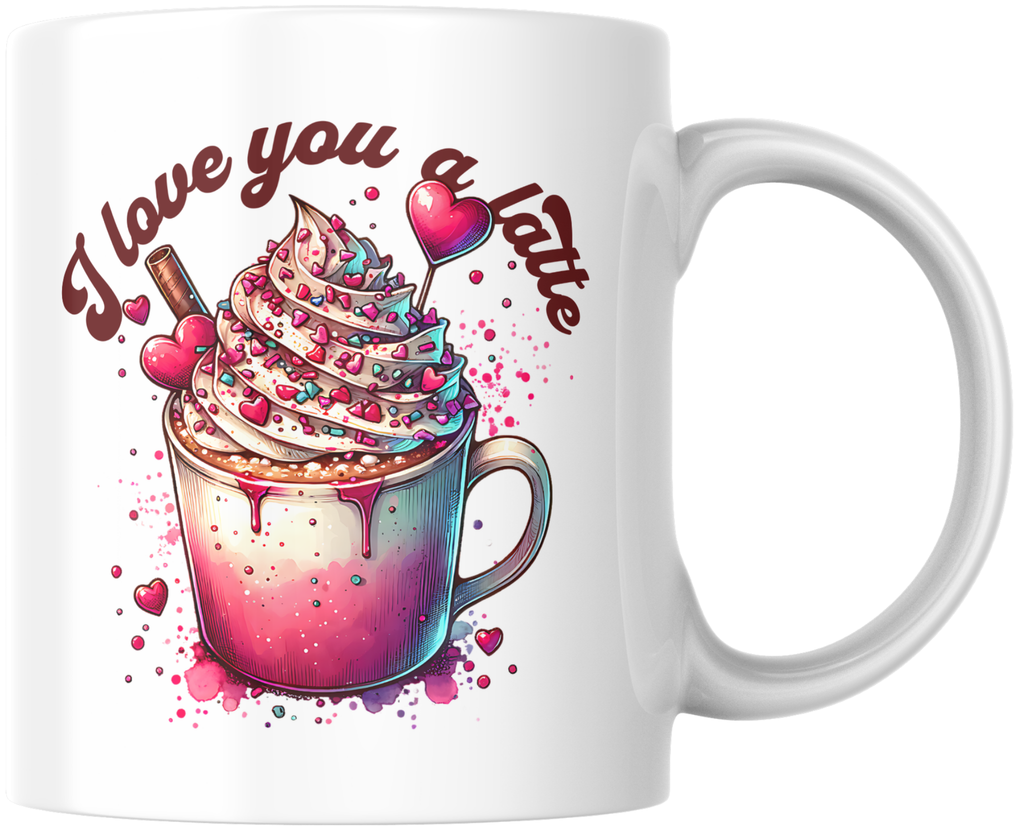 "I Love You A Latte" Valentine’s Mug