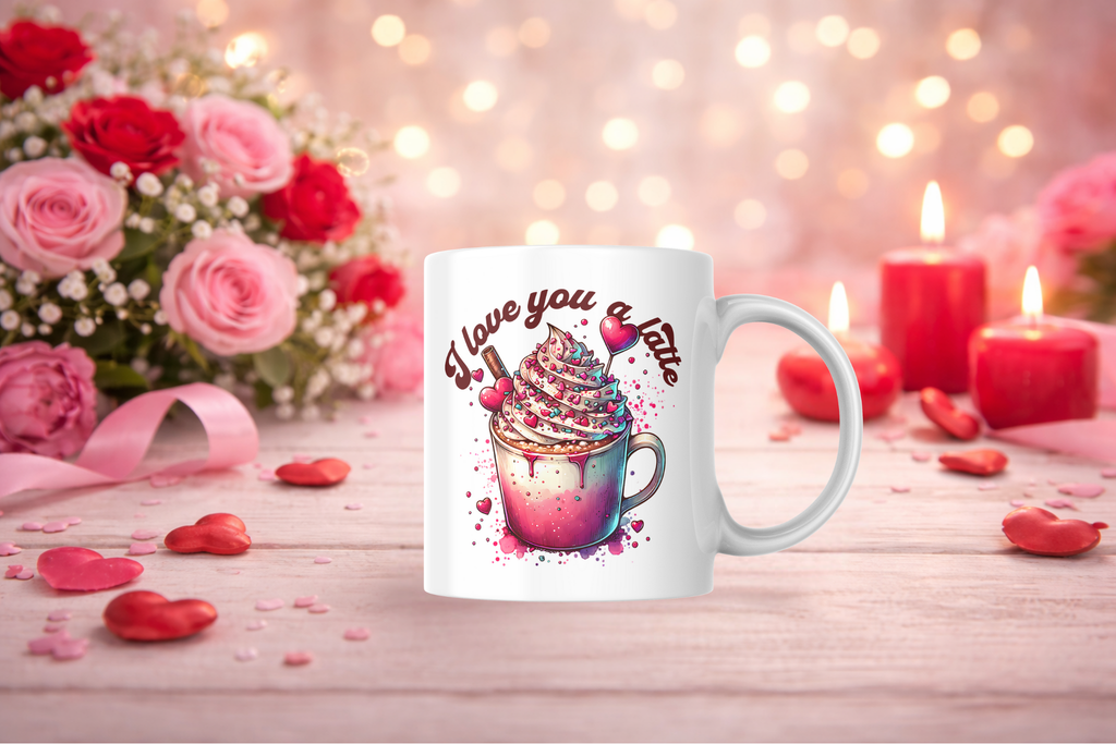 "I Love You A Latte" Valentine’s Mug