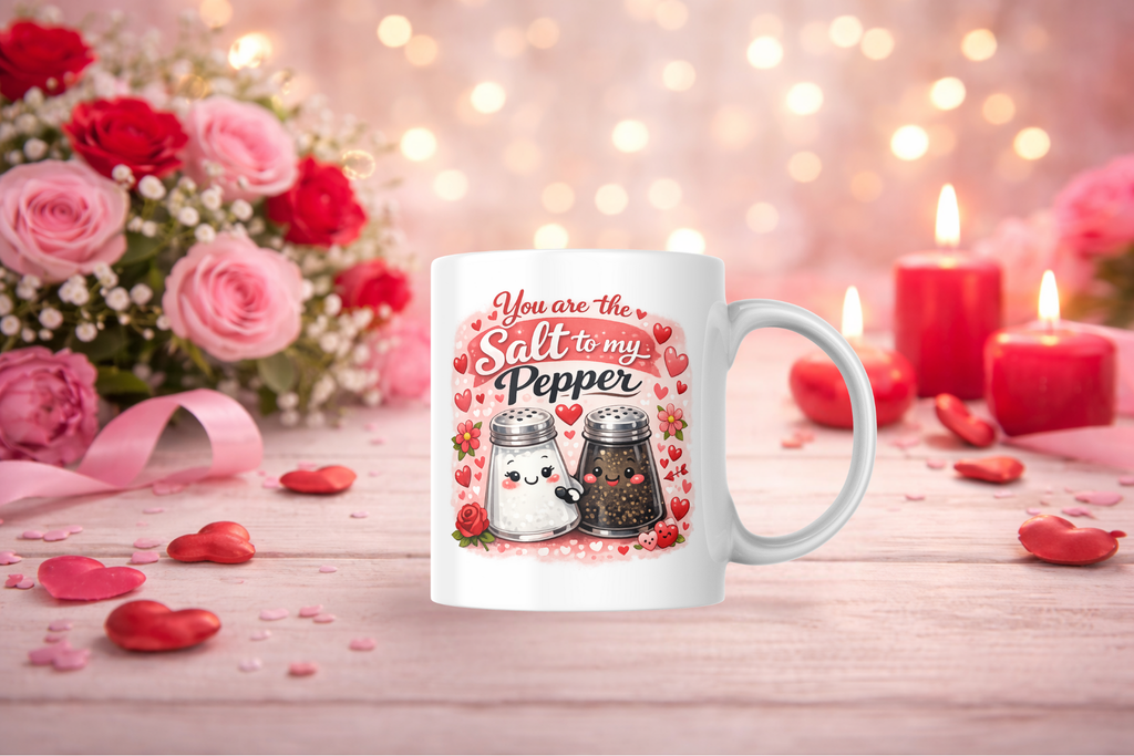"You Are The Salt To My Pepper" Valentine’s Mug