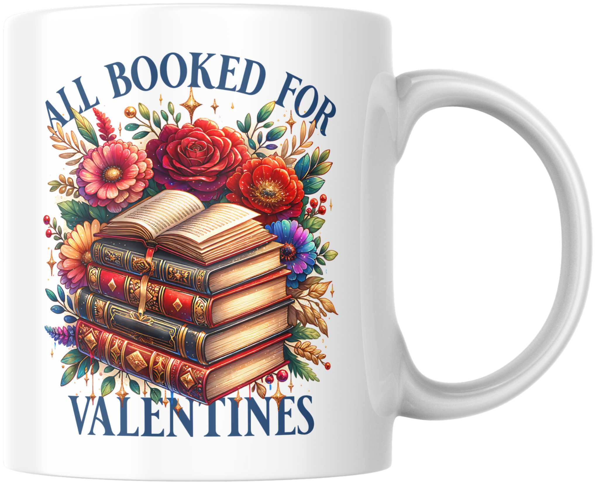 "All Booked for Valentines" Book Lover Mug