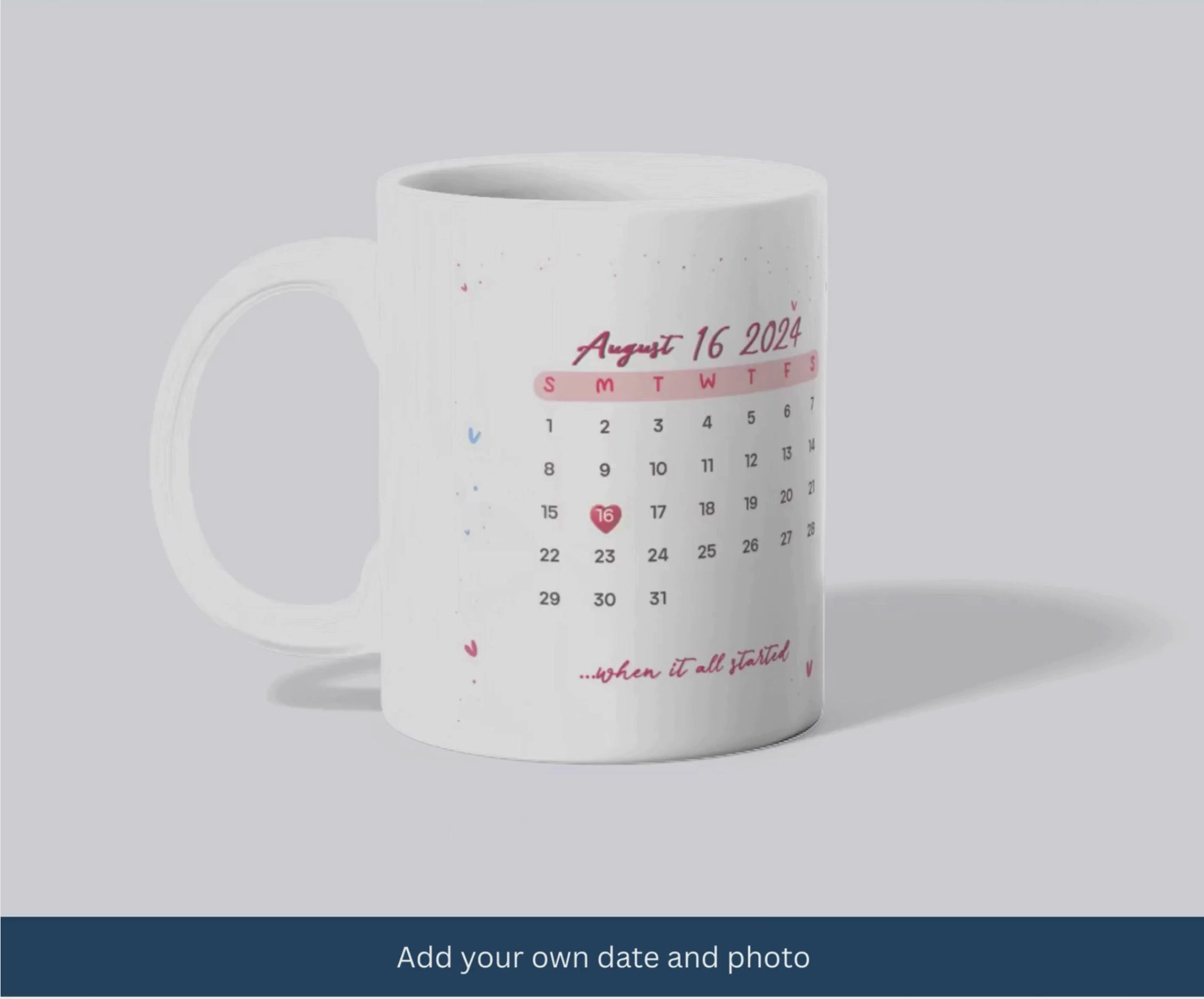 Personalised "When It All Started" - Custom Photo & Date Gift